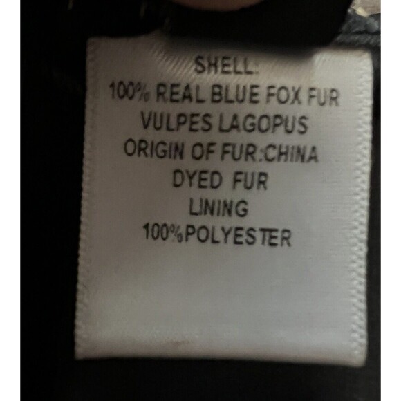 Alberto Makali blue Fox Fur Stole Wrap Scarf Shawl Multicolor Brown Hues NWT 52” - Picture 10 of 16